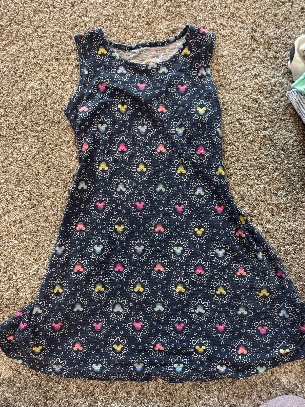 Jumping beans Disney Girls Navy Floral Swing Dress